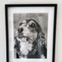 Original Charcoal Pet Portrait, thumbnail 8 of 10
