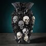 Black And Silver Skull Vase, thumbnail 4 of 7