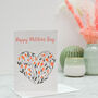Mothers Day Plantable Seed Paper Flower Heart Card, thumbnail 3 of 5