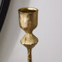 Tall Gold Candlestick, thumbnail 3 of 4