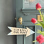 Personalised Easter Egg Hunt Wooden Sign, thumbnail 4 of 4