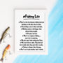 Hashtag Fishing Life Print, thumbnail 1 of 2