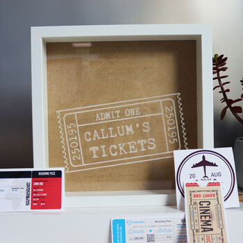 Personalised Ticket Collection Box, 9 of 9
