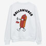 Hallowiener Women's Halloween Slogan Sweatshirt, thumbnail 2 of 2