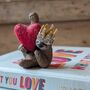 Personalised Valentine Party Animal Sloth Cake Topper, thumbnail 4 of 6