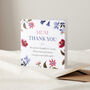 Illustrated Florals 'Thank You Mum' Mother's Day Card, thumbnail 3 of 3