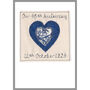 Personalised 45th Or 65th Sapphire Anniversary Card, thumbnail 3 of 11