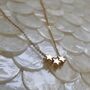 Tiny Gold Star Necklace, thumbnail 2 of 11