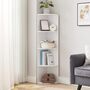 Four Tier Corner Shelf Bookcase Unit, thumbnail 1 of 6