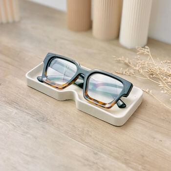 Grey Glasses Holder, Eye Glass Tray And Eyewear Case, 3 of 9