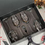 Personalised Christmas Reindeer Antlers Champagne Flutes And Gift Boxed Sets, thumbnail 2 of 5