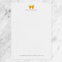 Personalised Yellow Bow Letter Writing Set, thumbnail 3 of 5