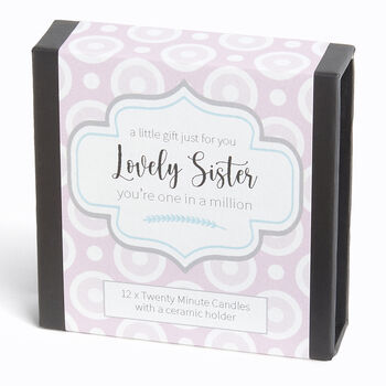 Sister Twenty Minute Candle Gift Set, 2 of 12