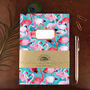 Flamboyance Of Flamingos Print A5 Notebook, thumbnail 1 of 10