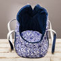 The Richmond Blue And White Floral Dog Carrier, thumbnail 6 of 10