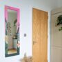 Pink Jungle Hand Painted Mirror, thumbnail 2 of 2