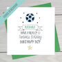 Football Personalised Birthday Card, thumbnail 1 of 3