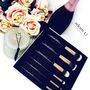 Christmas Luxurious Personalised Makeup Brushes Engraved Set, thumbnail 3 of 10