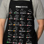 Formula One F1 2024 Calendar Track Apron Gift For Him, thumbnail 1 of 2