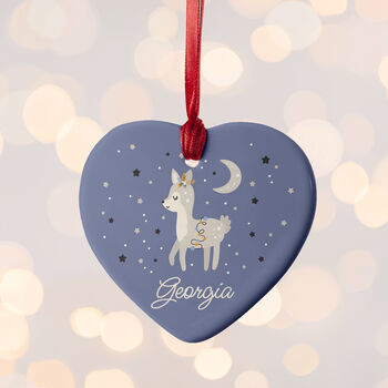 Personalised Heart Christmas Tree Decoration, 3 of 12