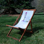 Personalised Letter Beach And Garden Deckchair, thumbnail 12 of 12
