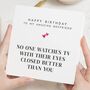 Personalised Funny Romantic Birthday Card For Boyfriend, thumbnail 1 of 7