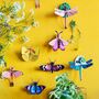 Set Of Three Swallowtail Butterflies Slot Together Wall Decorations, thumbnail 4 of 5
