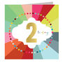 Colourful Cloud 2nd Birthday Card, thumbnail 2 of 5