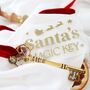 Santa's Magic Key Father Christmas Eve Gold Key, thumbnail 6 of 7