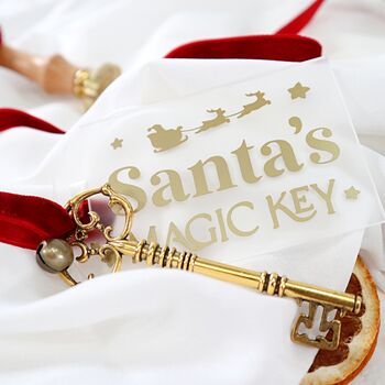Santa's Magic Key Father Christmas Eve Gold Key, 6 of 7