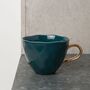 Good Morning Cappuccino Mug Blue/Green, thumbnail 3 of 4