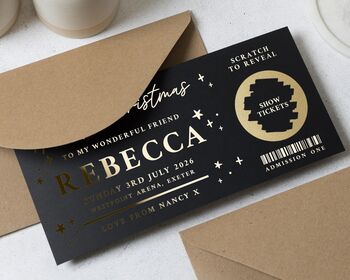 Christmas Gift Voucher Scratch Card, 4 of 9