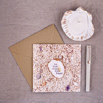 Set Of Five Oyster Shell Greeting Cards, 2 of 6