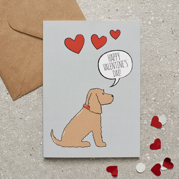 Cocker Spaniel Valentine's Day Card, 4 of 5