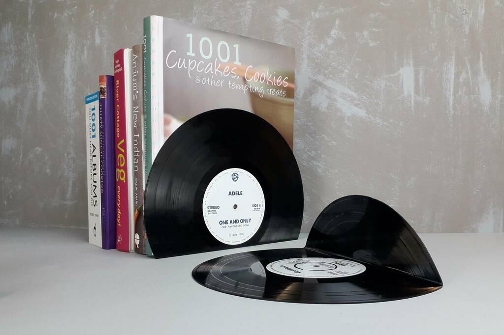 Vinyl Record 10 Inch Bookends, 1 of 11
