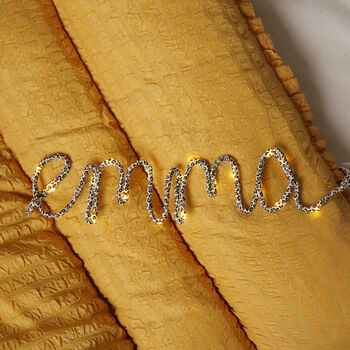 Name In Leopard Print Fairy Lights, 3 of 8