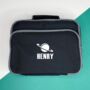 Kids Personalised Space Planet Lunch Box, thumbnail 2 of 4