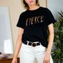 Personalised Fierce Leopard Print T Shirt, thumbnail 2 of 7