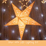 Scandi Style Paper Star Lantern With LED Lighting Kit, thumbnail 1 of 5