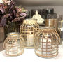Bamboo And Glass Hanging Candle Lantern, thumbnail 2 of 5