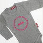 Personalised New Baby Welcome Babygrow, thumbnail 3 of 8