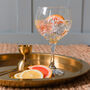 Personalised Engraved Wedding Gin Glass For Bride And Groom, thumbnail 5 of 7