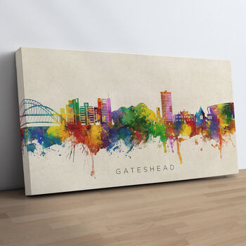 Gateshead Skyline Cityscape Art Print, 10 of 12