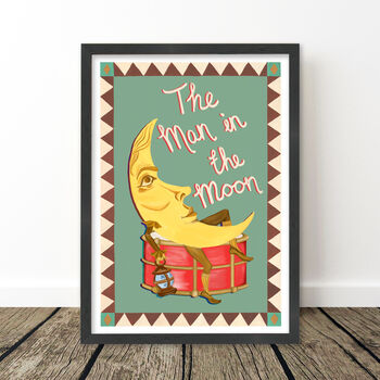 The Man In The Moon Vintage Nursery Print, 11 of 12