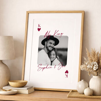 Custom Playing Card Print Valentine And Anniversary Gift, 10 of 11