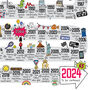 65th Birthday Personalised Print The Road To 65, thumbnail 9 of 10