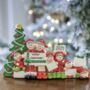 Personalised Christmas Morning Freestanding Decoration, thumbnail 1 of 3
