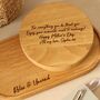 Personalised Solid Oak Candle And Diffuser Tray – Gift For Candle Lovers, thumbnail 5 of 9