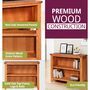 80cm H X 100cm W Solid Wood Standard Bookcase, thumbnail 5 of 5