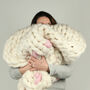 Heart Blanket Arm Knitting Kit, thumbnail 6 of 7